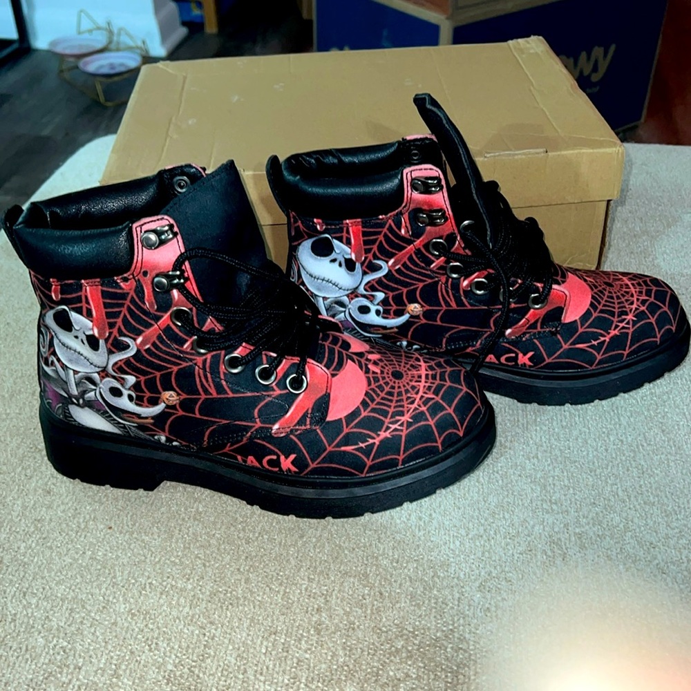 Custom Jack Skellington boots